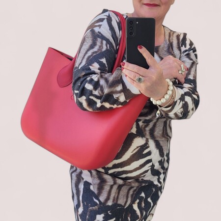 O bag classic red & tartan | SALE