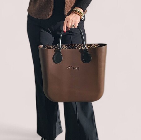 O bag classic chocolate & leopard | Black Friday Deal