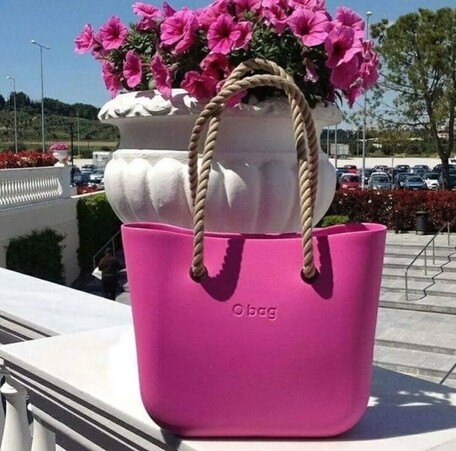 O bag classic fuchsia & rope | SALE