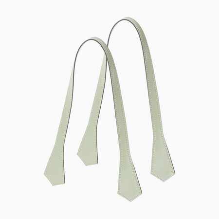 O bag long handles | pointy | matcha