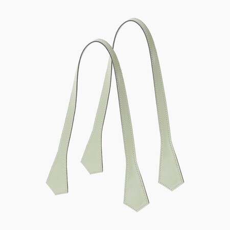 O bag long handles | pointy | matcha