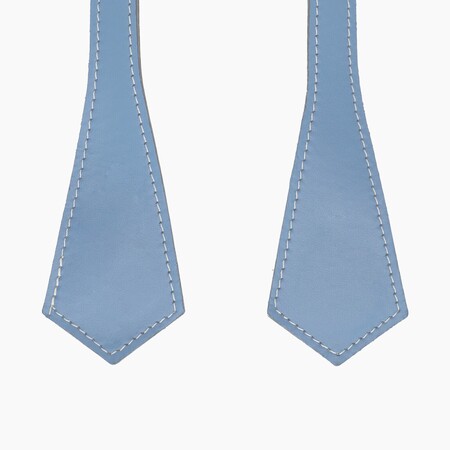 O bag long handles | pointy | light blue | SALE