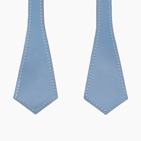 O bag long handles | pointy | light blue | SALE