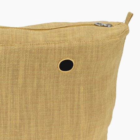 O bag classic innerbag zip-up | canvas herringbone | sun | SALE