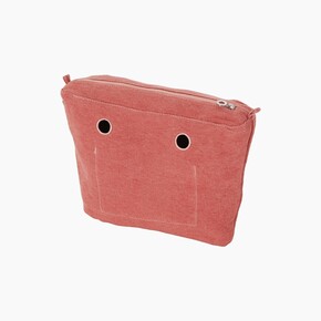 O bag mini innerbag zip-up | canvas drill | blush  SALE