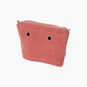 O bag mini innerbag zip-up | canvas drill | blush  SALE