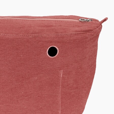 O bag mini innerbag zip-up | canvas drill | blush  SALE