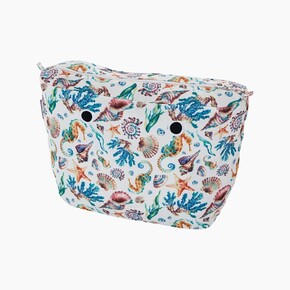 O bag classic innerbag zip-up | seahorse print | multicolor | SALE