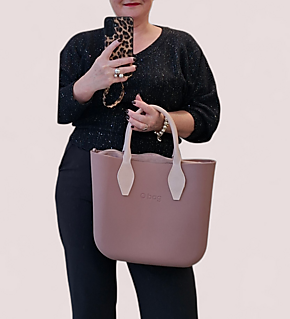 O bag mini old & smoke pink | SALE