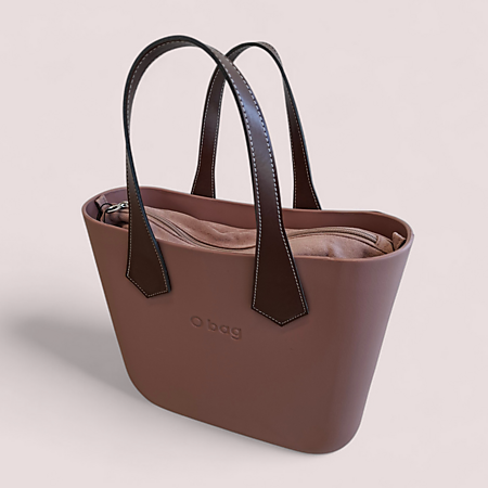 O bag mini old pink & brown | SALE