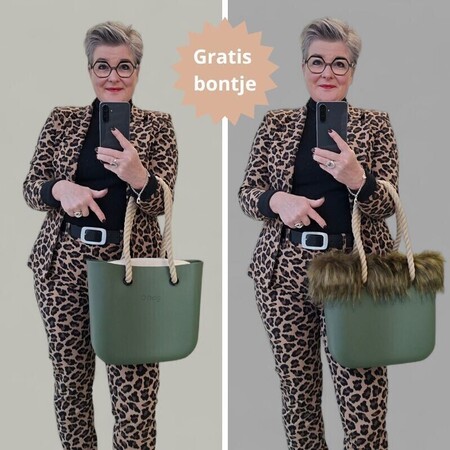 O bag mini military & rope & gratis furry | SALE