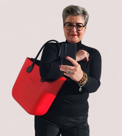 O bag classic red & black | SALE