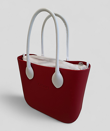 O bag classic cherry & white | SALE