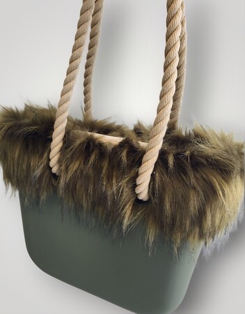 O bag mini military & furry | Black Friday Deal