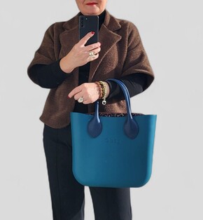 O bag mini blue lagoon & leopard| Black Friday Deal