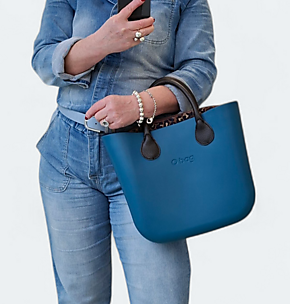 O bag mini blue lagoon & leopard| SALE