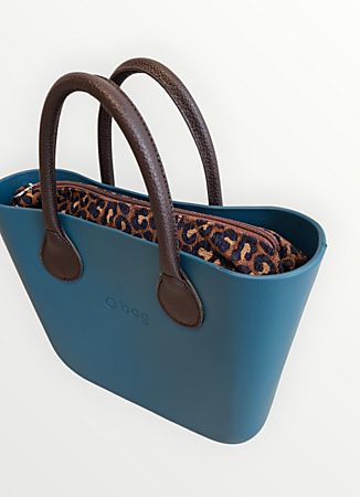 O bag mini blue lagoon & leopard| SALE