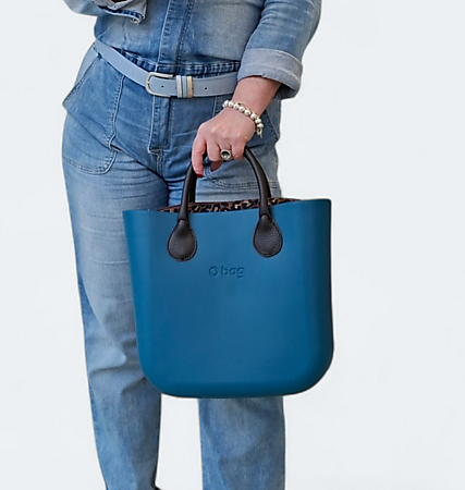 O bag mini blue lagoon & leopard| SALE