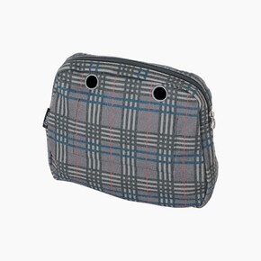 O bag reverse insert zip-up | scottish | blue lagoon | SALE
