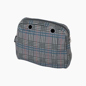 O bag reverse insert zip-up | scottish | blue lagoon