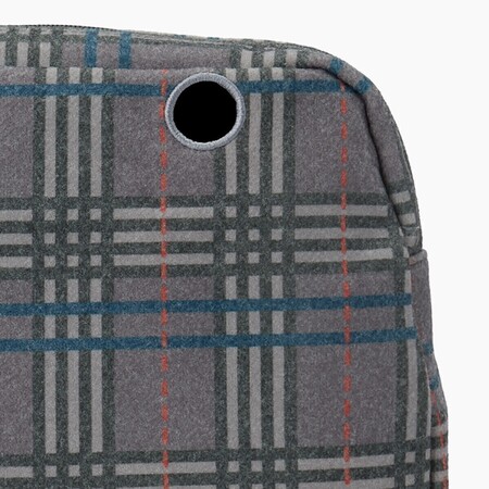 O bag reverse insert zip-up | scottish | blue lagoon | SALE