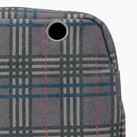 O bag reverse insert zip-up | scottish | blue lagoon