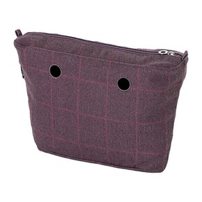 O bag urban midi insert zip-up | square | burgundy