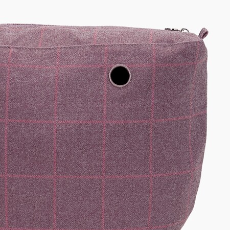 O bag urban midi insert zip-up | square | burgundy