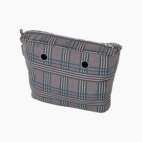 O bag mini insert zip-up | scottish dark | blue lagoon | SALE