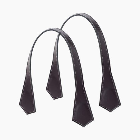 O bag short handles | pointy | burgundy | SALE