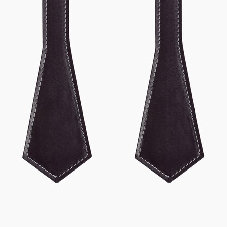 O bag short handles | pointy | burgundy | SALE