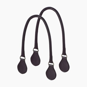 O bag midi handles tubular | burgundy