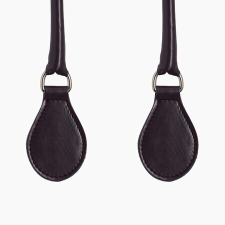 O bag midi handles tubular | burgundy