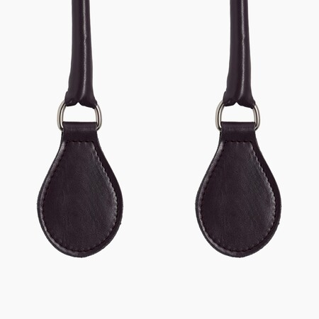 O bag midi handles tubular | burgundy