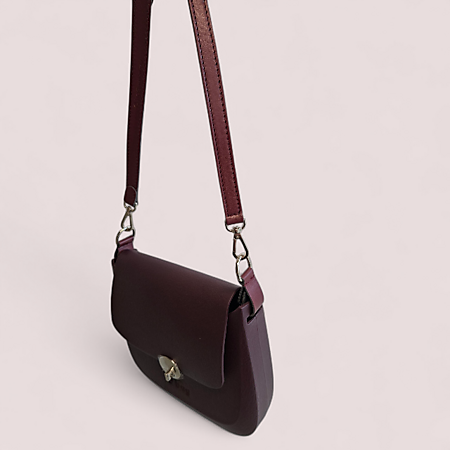 O bag chase | burgundy