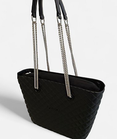 O bag urban midi black & chain