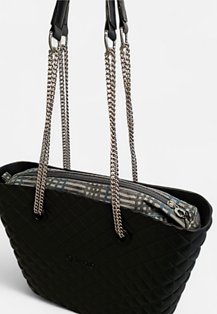O bag urban midi black & chain