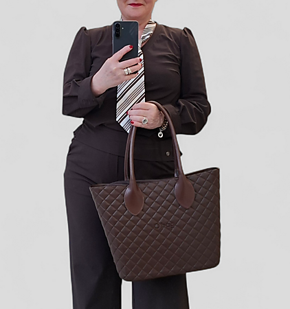 O bag urban midi chocolate