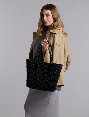 O bag urban midi total black