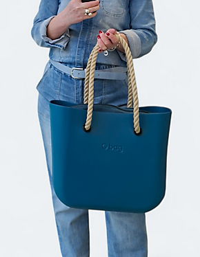 O bag classic blue lagoon & rope
