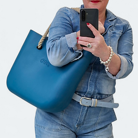 O bag classic blue lagoon & rope  | SALE