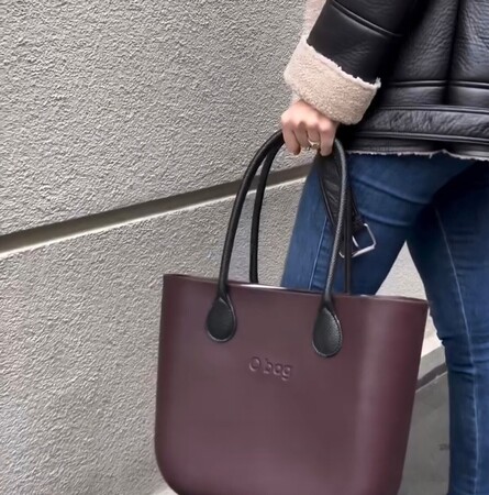 O bag classic burgundy & square  | SALE