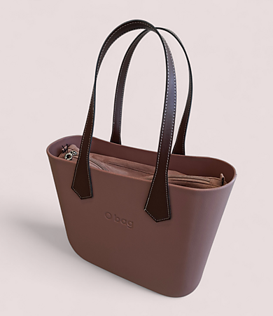 O bag classic old pink & brown | SALE