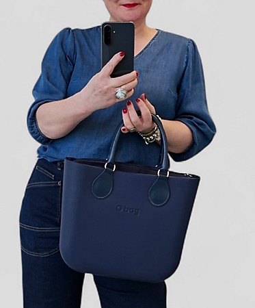 O bag mini navy blue