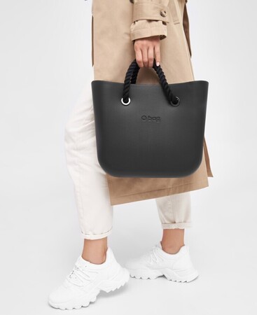 O bag mini black & rope