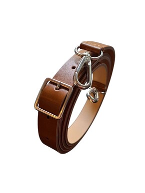 O bag shoulder strap 80/120 with buckle | cognac
