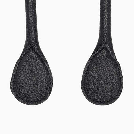 O bag long handles | hammered | black | bestseller