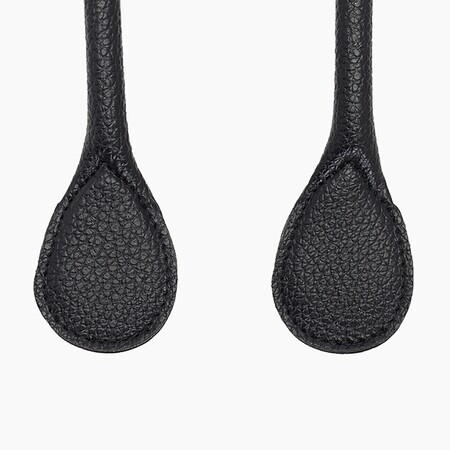 O bag long handles | hammered | black