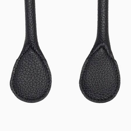 O bag long handles | hammered | black