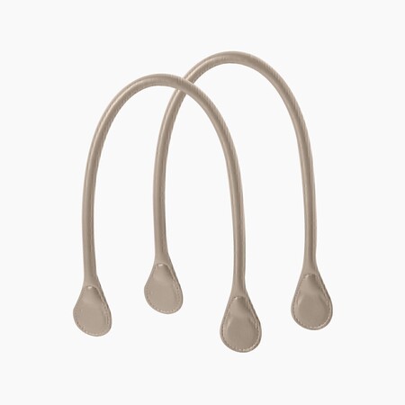 O bag long handles hammered | turtledove